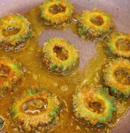 Crispy Karela Rings Recipe