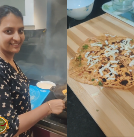 Pizza Paratha Recipe