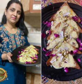 Shahi Tukda With Rabdi Recipe