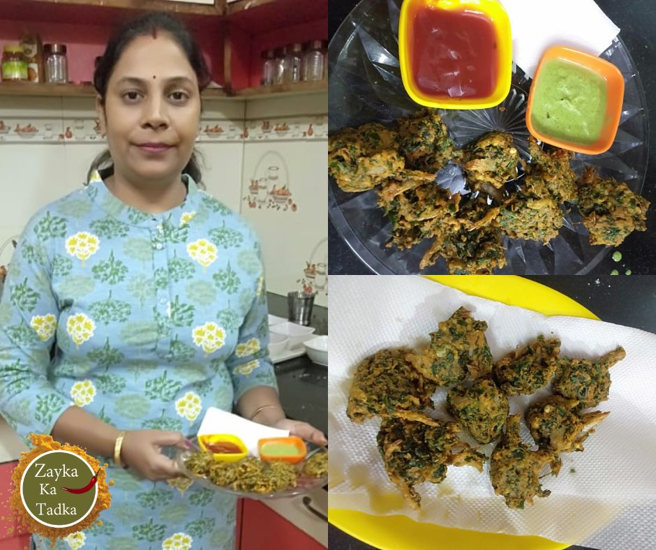 Palak Pakoda Recipe