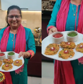 Onion Spinach Pancakes | Pyaz Palak Chilla Recipe