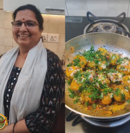 Cheesy Masala Aloo Recipe