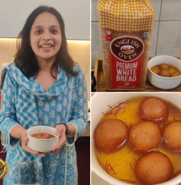 Bread Gulab Jamun | Instant Gulab Jamun Recipe