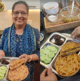 Paneer Spring Onion Paratha | Hare Pyaz Paneer Ka Paratha Recipe