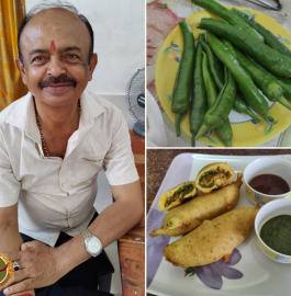 Rajasthani Mirchi Vada | Stuffed Mirchi Bada Recipe