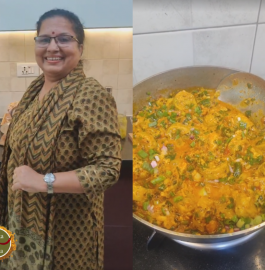 Hare Pyaz Gatte Ki Sabji | Spring Onion Gatte Ki Sabzi Recipe
