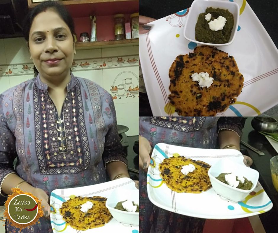 Makke Ki Roti With Radish Stuffing Recipe
