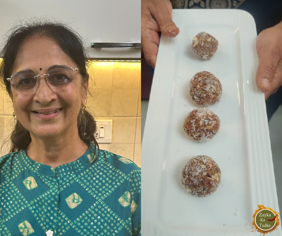 Gond Khajoor Ke Ladoo | Dates Gond Laddu Recipe