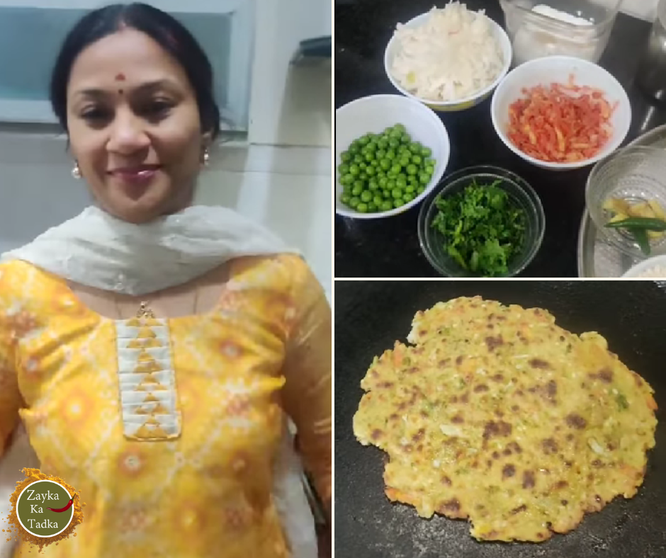 Mix Veg Paratha | Vegetable Paratha Recipe