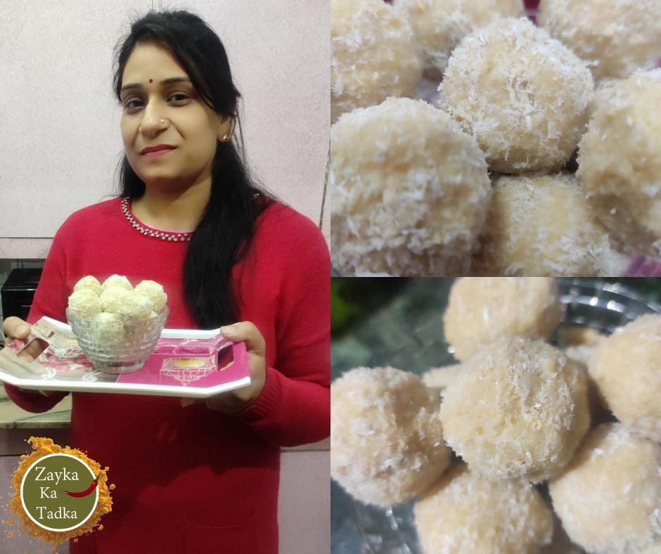 Nariyal Til Laddu Recipe