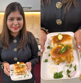 Cheese Masala Pav Sandwich Recipe