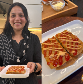 Grilled Paneer Roti Wrap | Grilled Paneer Roti Sandwich Recipe