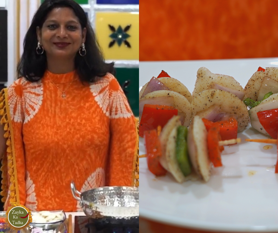 Mini Idli Skewers | Cocktail Idli Recipe