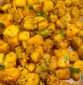 Saunf Wale Aloo Ki Sukhi Sabzi – Travel Special Sabji Recipe