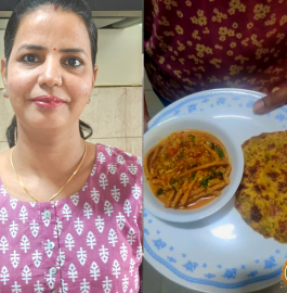 Dhaba Style Sev Tamatar Ki Sabji With Missi Roti Recipe