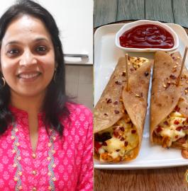 Mix Veg Paneer Roti Wrap Recipe