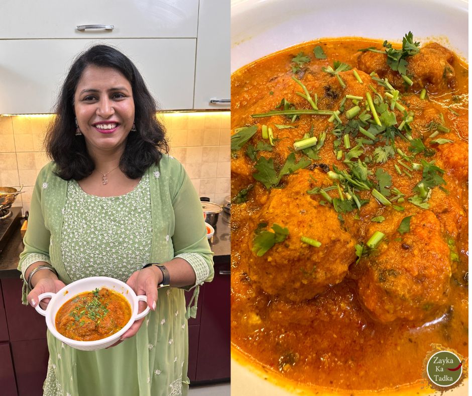 Cabbage Kofta Curry | Patta Gobhi Kofta Curry Recipe