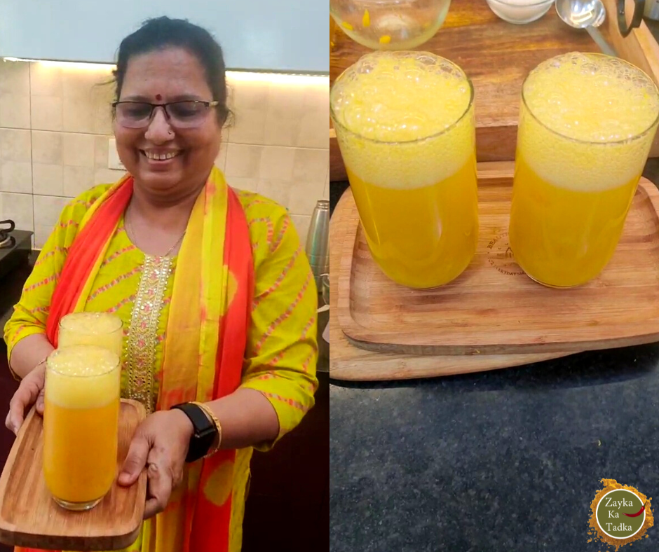 Homemade Maaza | Mango Drink Recipe