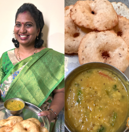 Vadappa With Sweet Dal | Rice Poori With Sweet Dal Recipe