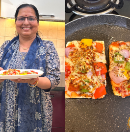 Paneer Pizza Recipe