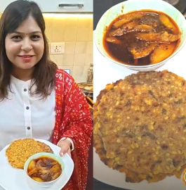 Moong Dal Paratha With Kairi Ki Launji Recipe
