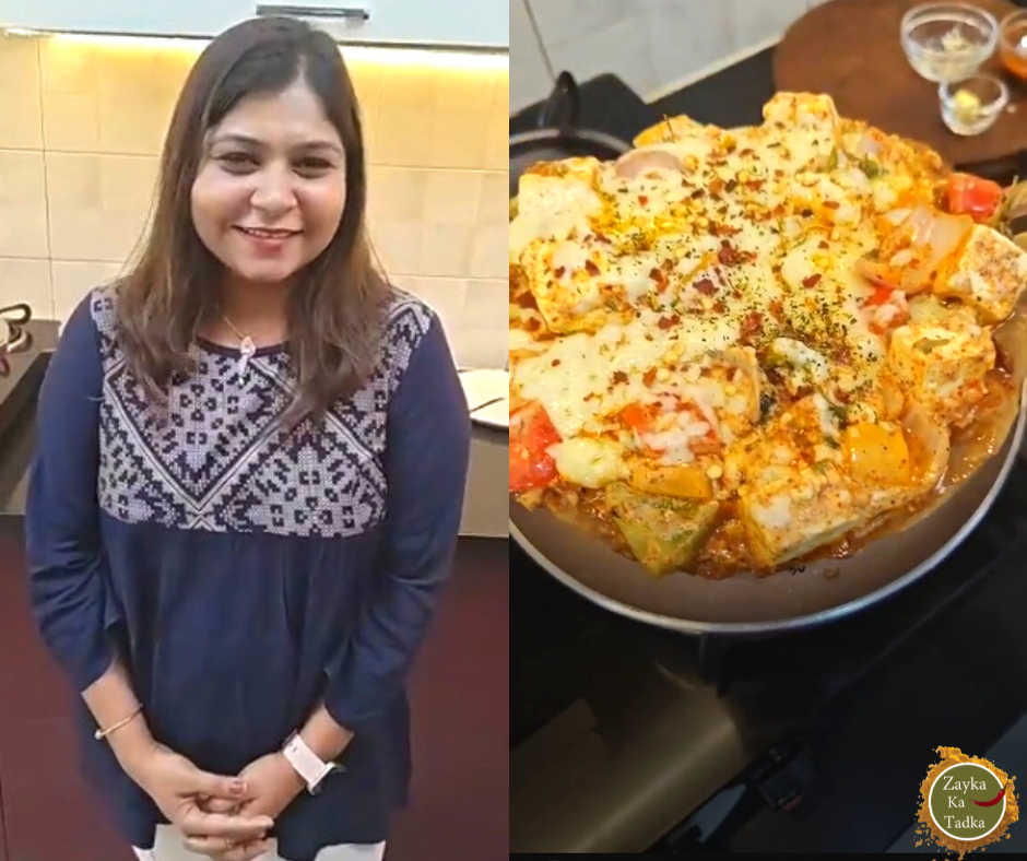 Paneer Tikka Roti Pizza Recipe