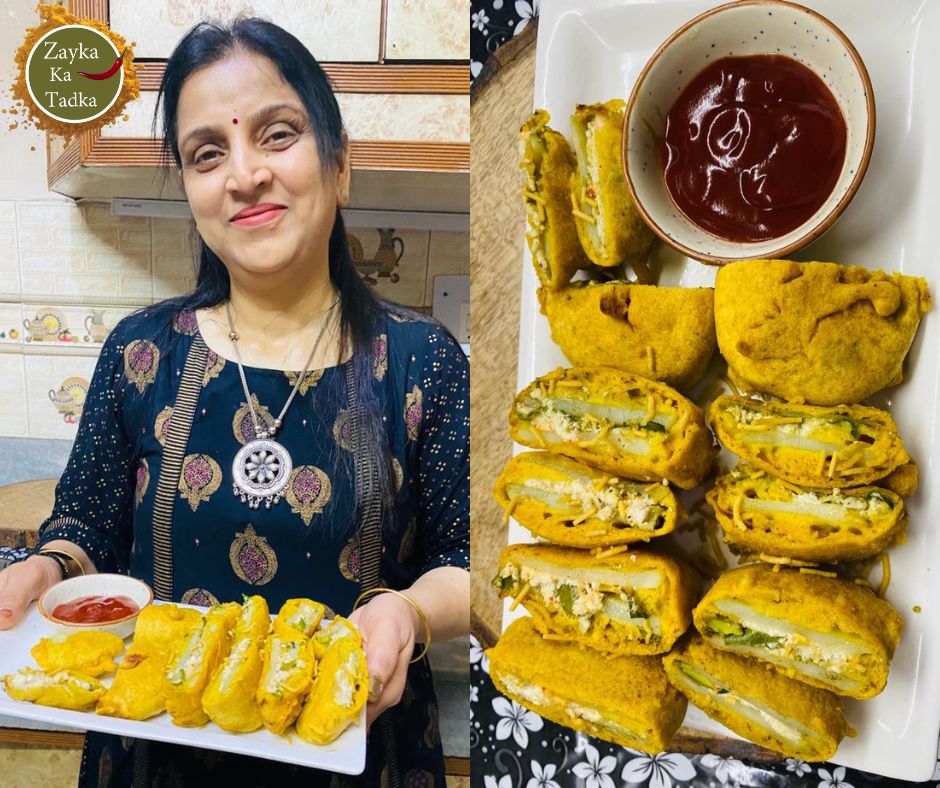 Stuffed Aloo Pakoda Recipe