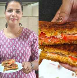 Sooji Veg Sandwich Recipe