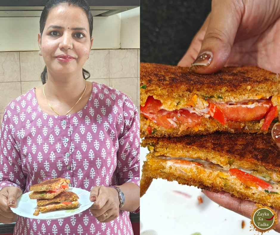 Sooji Veg Sandwich Recipe