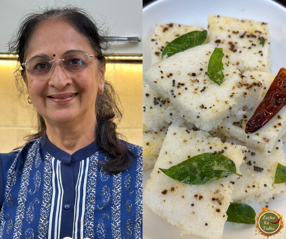 White Dhokla | Gujarati Khatta Meetha Dhokla Recipe