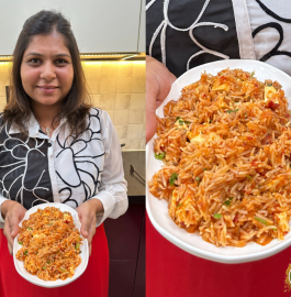 Burnt Paneer Fried Rice Recipe