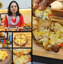 Corn Capsicum Pizza Recipe