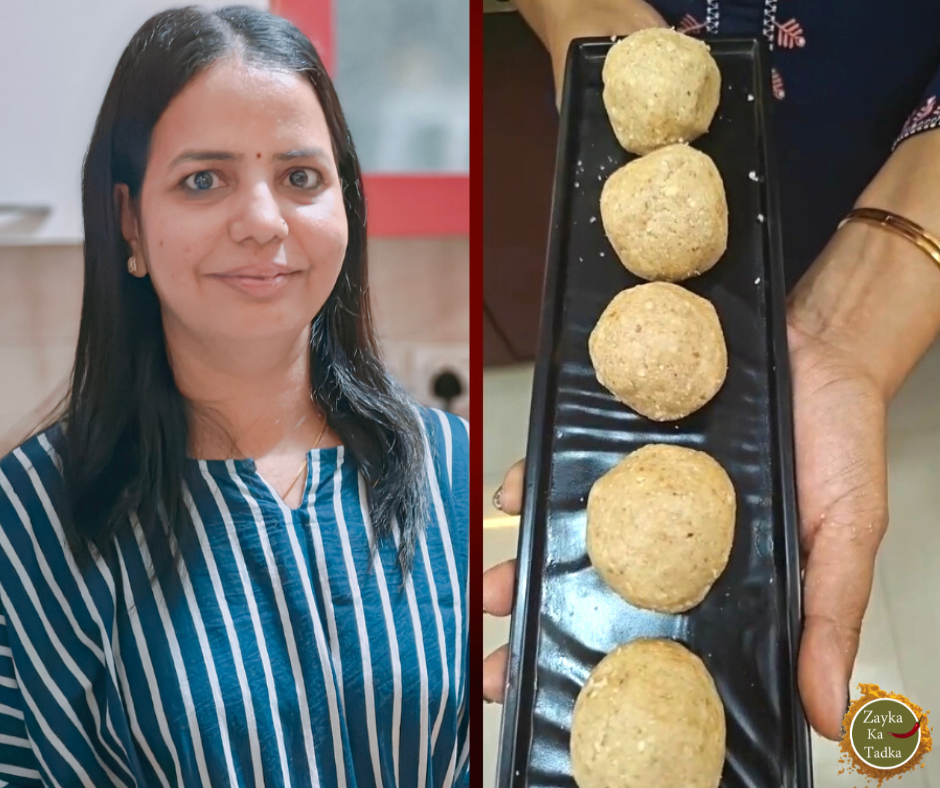 Dry Fruits Aata Ladoo | Aata Laddu Recipe