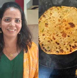 Pyaz Paneer Paratha Recipe