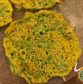 Spinach Cheela | Besan Palak Chilla Recipe