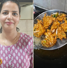 Aloo Pyaz Pakoda Without Besan Recipe