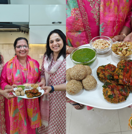 Methi Poha Vada With Til Gud Ke Ladoo Recipe