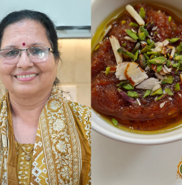 Caramelized Sooji Ka Halwa | Caramel Suji Halwa Recipe