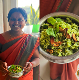 Pudina Rice | Mint Rice Recipe