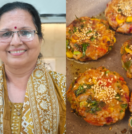 Leftover Rice Vegetable Tikki Recipe