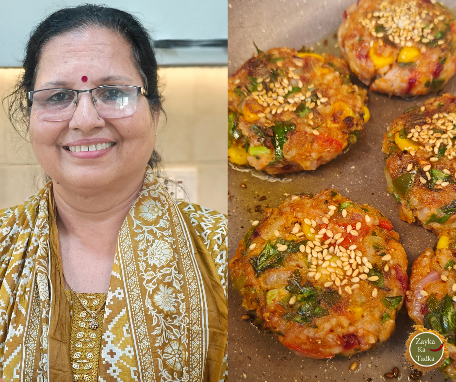 Leftover Rice Vegetable Tikki Recipe