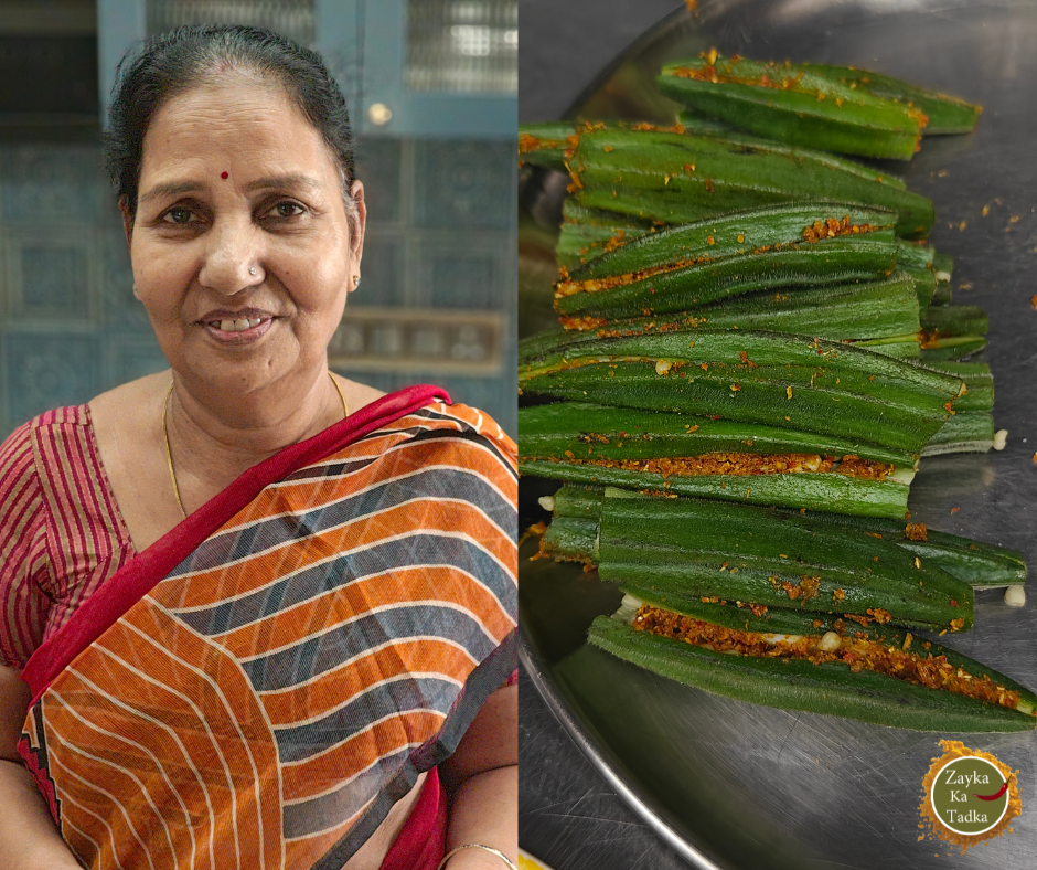 Bharwa Bhindi | Stuffed Okra In Pressure Cooker Recipe