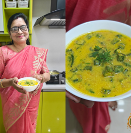 Bhindi Kadhi Recipe