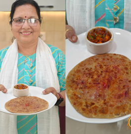 Mix Veg Stuffed Paratha Recipe