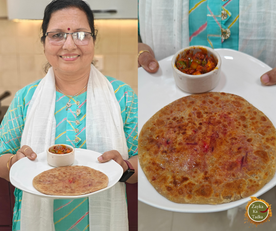 Mix Veg Stuffed Paratha Recipe