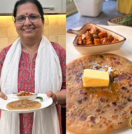 Karele Ke Chilke Ka Paratha Recipe