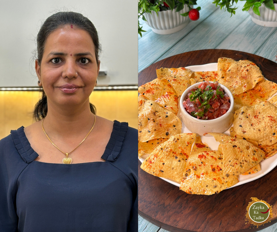 Papad Nachos With Tomato Salsa Recipe