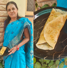 Leftover Roti Dosa Recipe