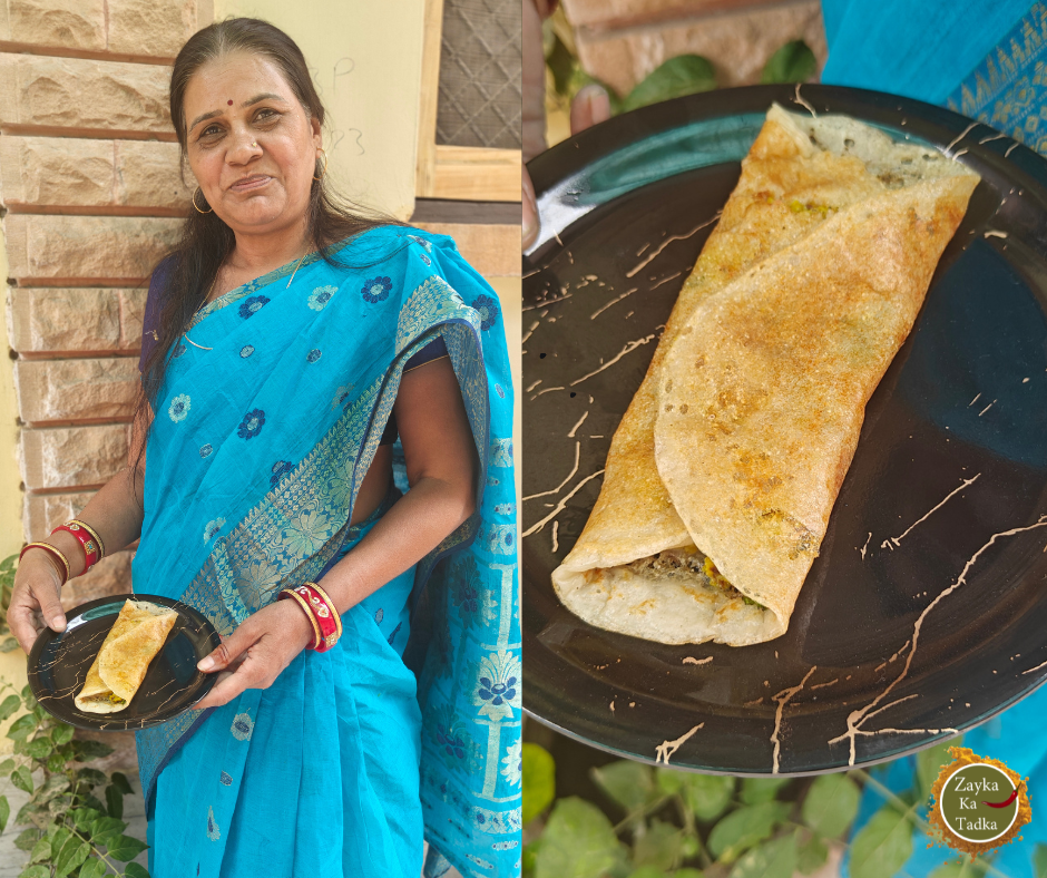 Leftover Roti Dosa Recipe