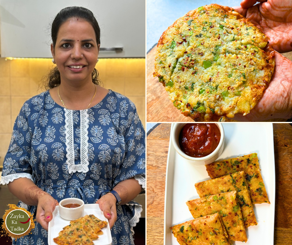Leftover Roti Snack | Aloo Roti Pizza